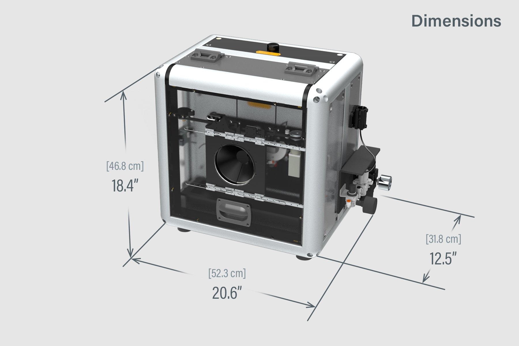 RotoSpense 360 - Dimensions